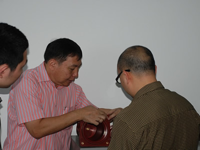 Indonesian client EGA Group Indrawan Tanaya Chairman visits factory